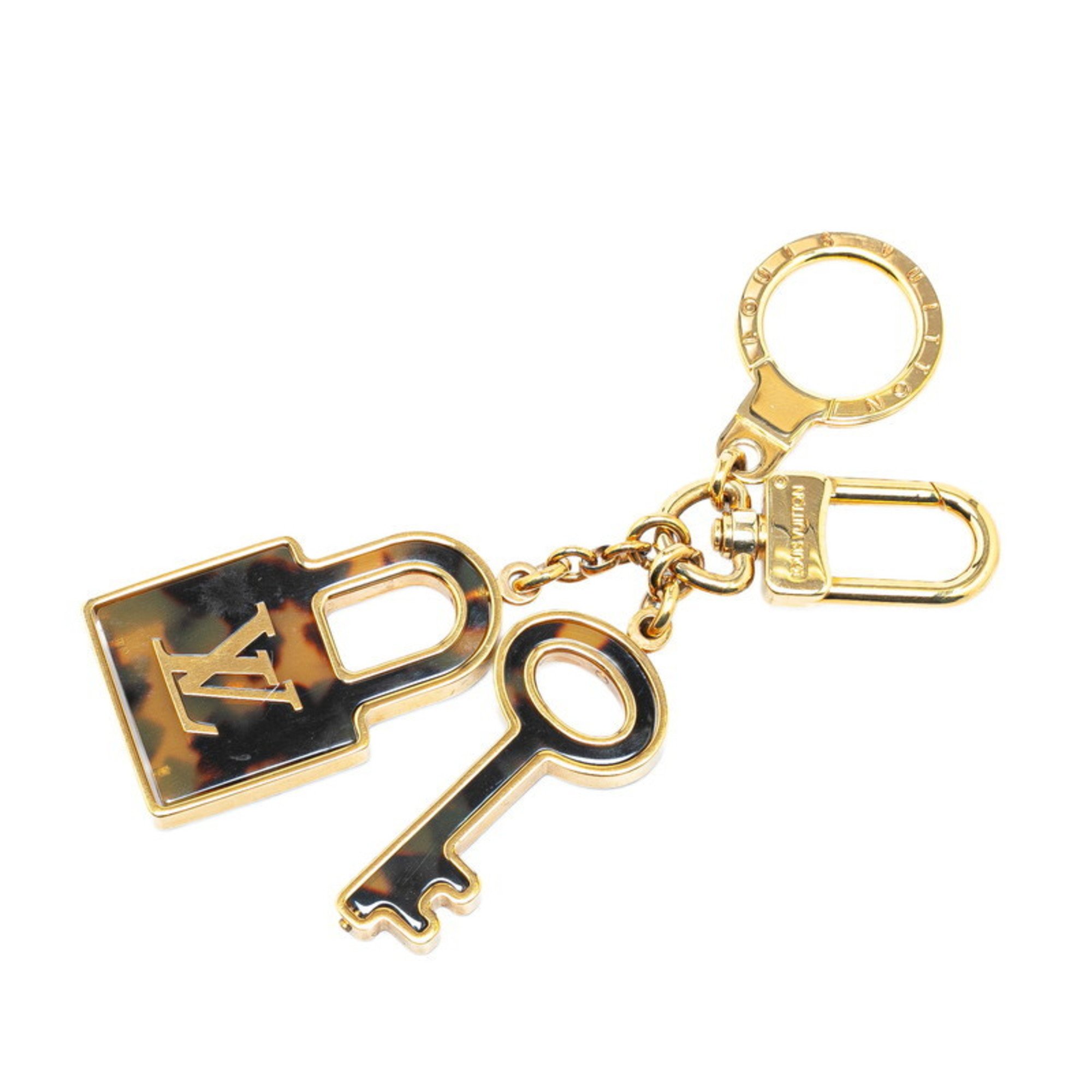 Louis Vuitton Porte-Clés Confidence Key Ring Holder M65088 Brown Gold Plated Women's LOUIS VUITTON