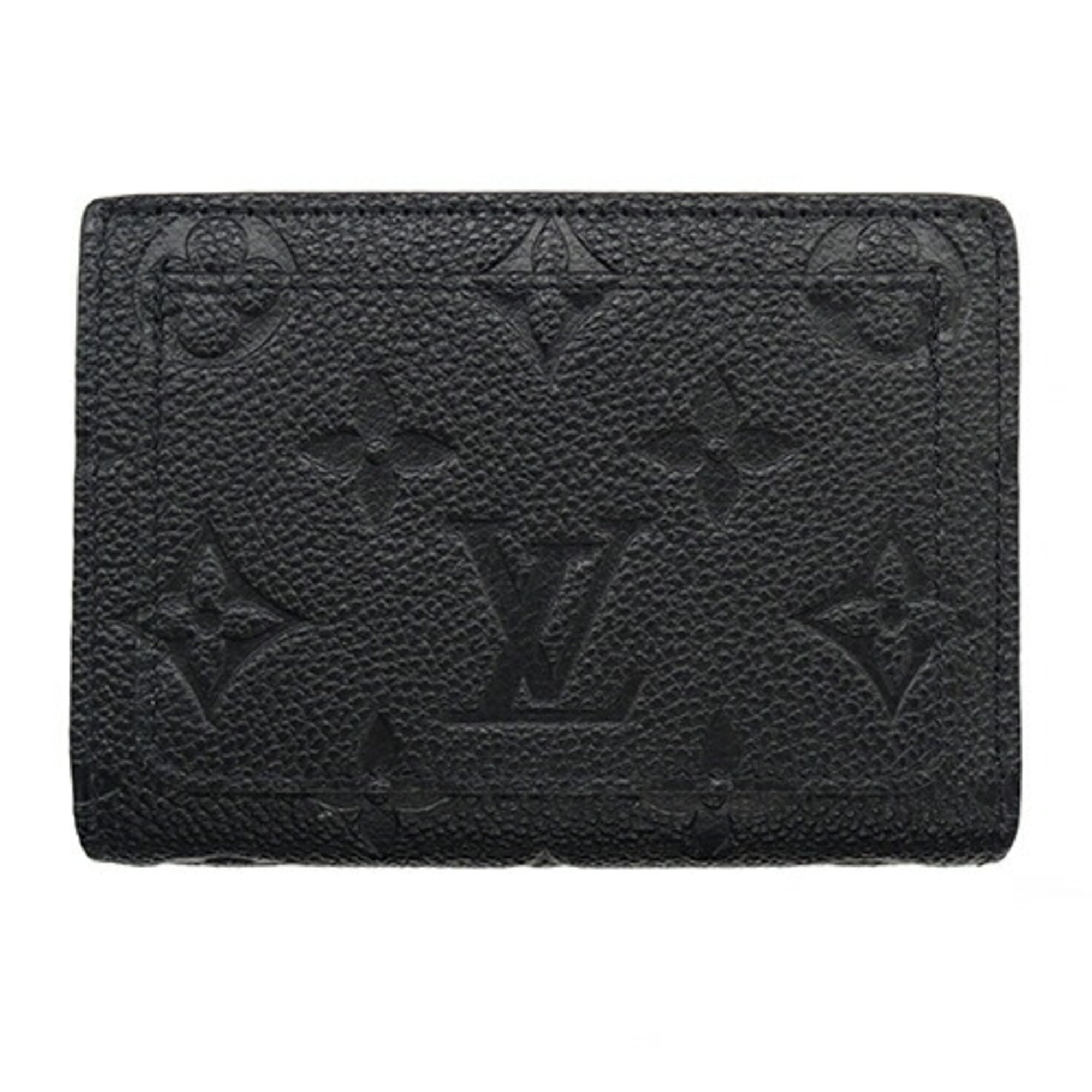 Louis Vuitton LOUIS VUITTON Wallet Monogram Empreinte Women's Men's Bi-fold Portefeuille Coeur M80151 IC Chip Compact