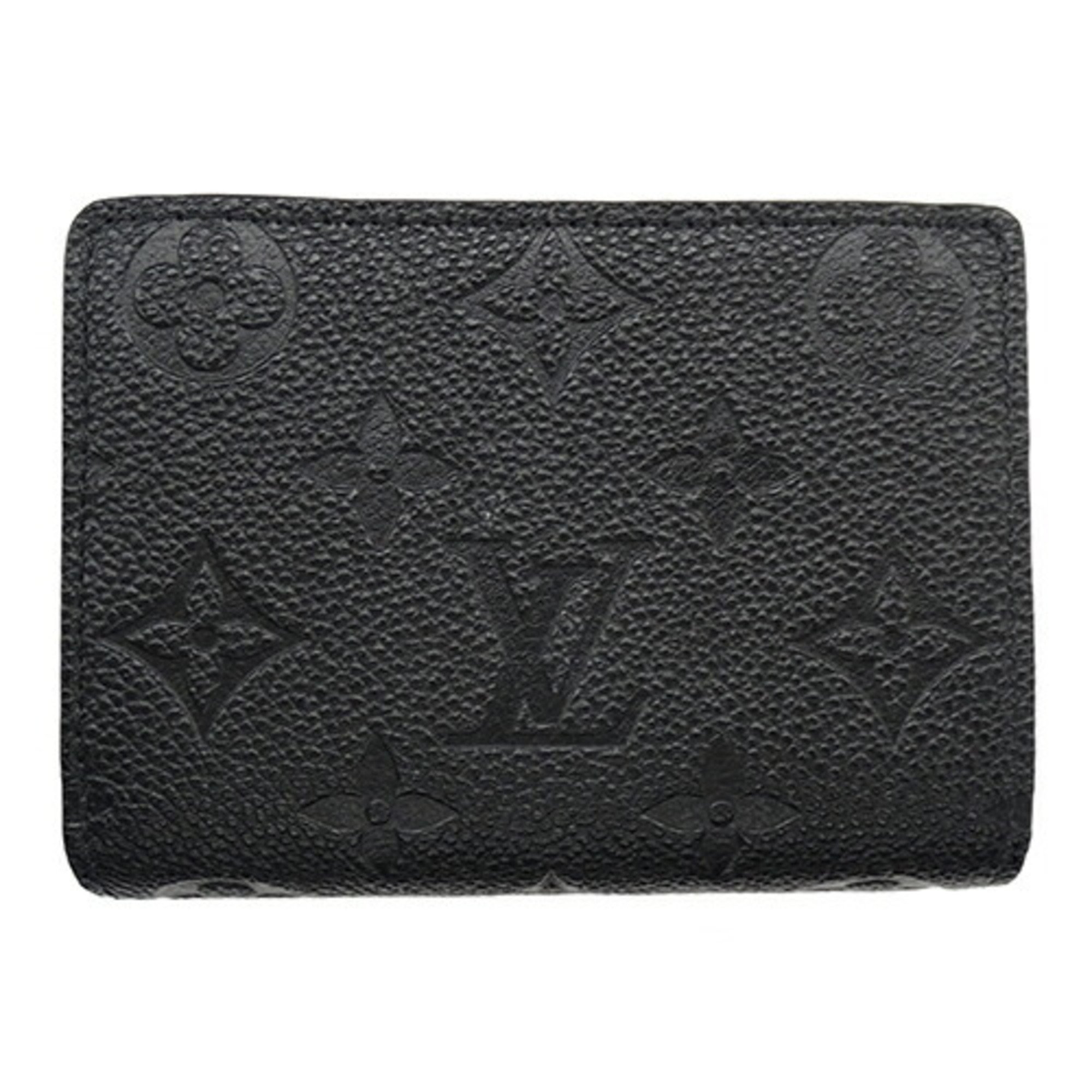 Louis Vuitton LOUIS VUITTON Wallet Monogram Empreinte Women's Men's Bi-fold Portefeuille Coeur M80151 IC Chip Compact