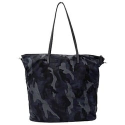 PRADA Bags for Women and Men, Tote Bags, Shoulder 2-way, Nylon, Blue, Black, 1BG189, Camouflage