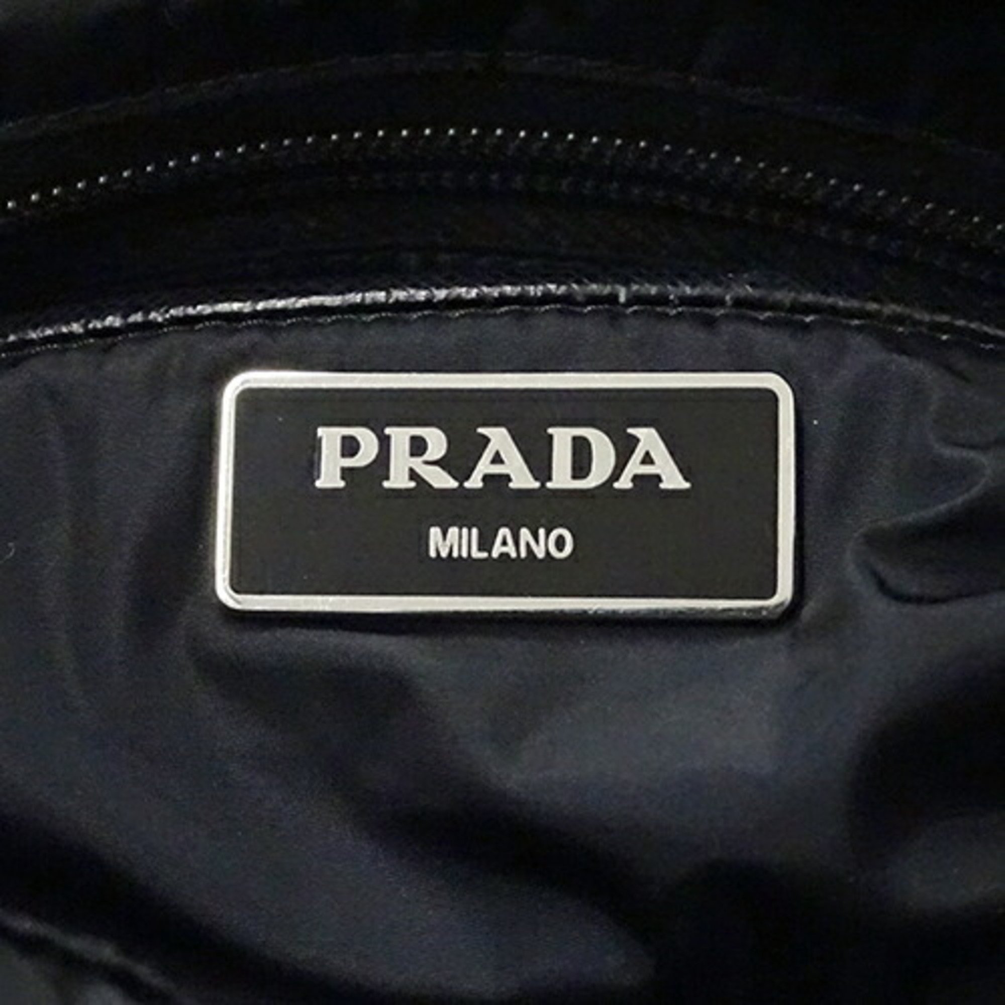 PRADA Bags for Women and Men, Tote Bags, Shoulder 2-way, Nylon, Blue, Black, 1BG189, Camouflage