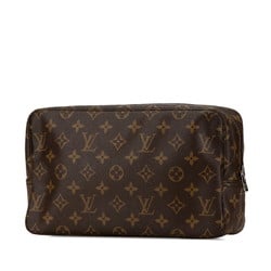 Louis Vuitton Monogram Truss Toilette 28 Pouch M47522 Brown PVC Leather Women's LOUIS VUITTON