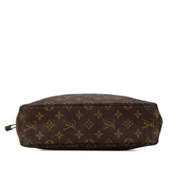 Louis Vuitton Monogram Truss Toilette 28 Pouch M47522 Brown PVC Leather Women's LOUIS VUITTON