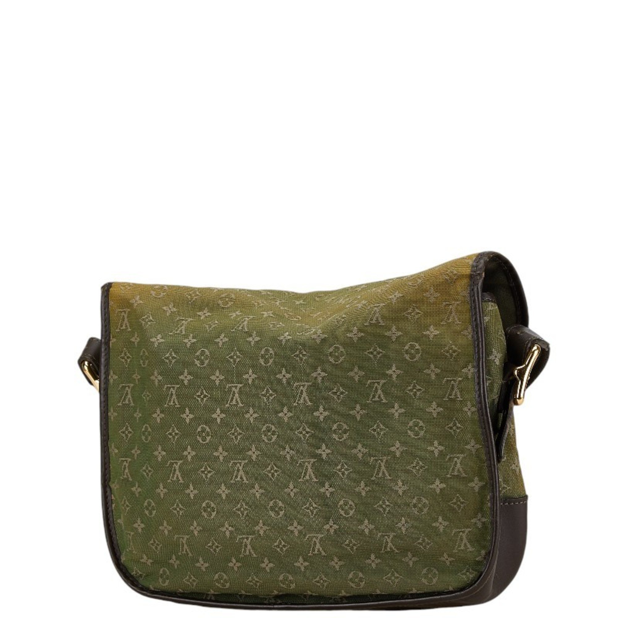 Louis Vuitton Monogram Belanger Shoulder Bag M92673 Khaki Brown Canvas Leather Women's LOUIS VUITTON