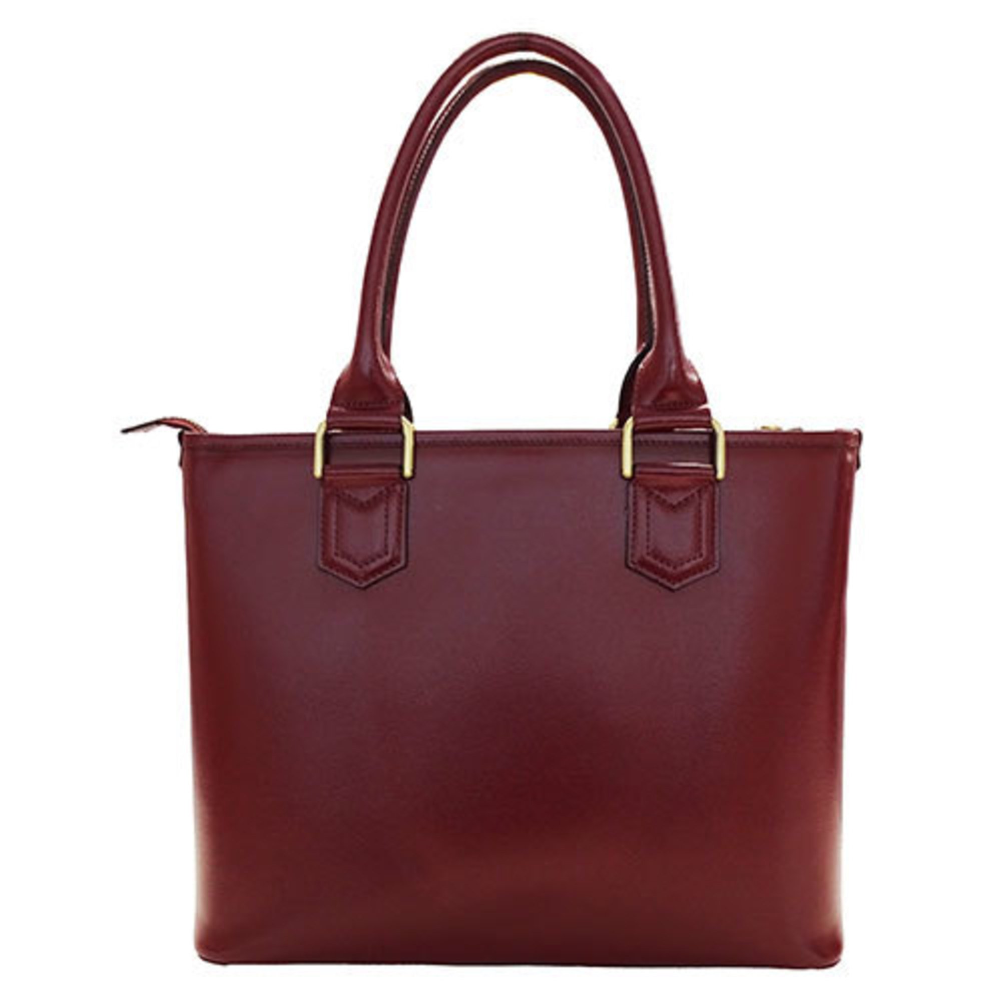 Burberry BURBERRY Bag Women's Tote Leather Bordeaux Outing