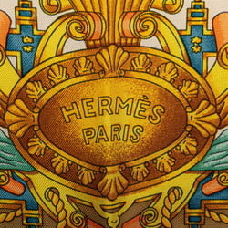 Hermes Carré 90 VOILES DE LUMIERE Scarf Muffler Brown White Multicolor Silk Women's HERMES