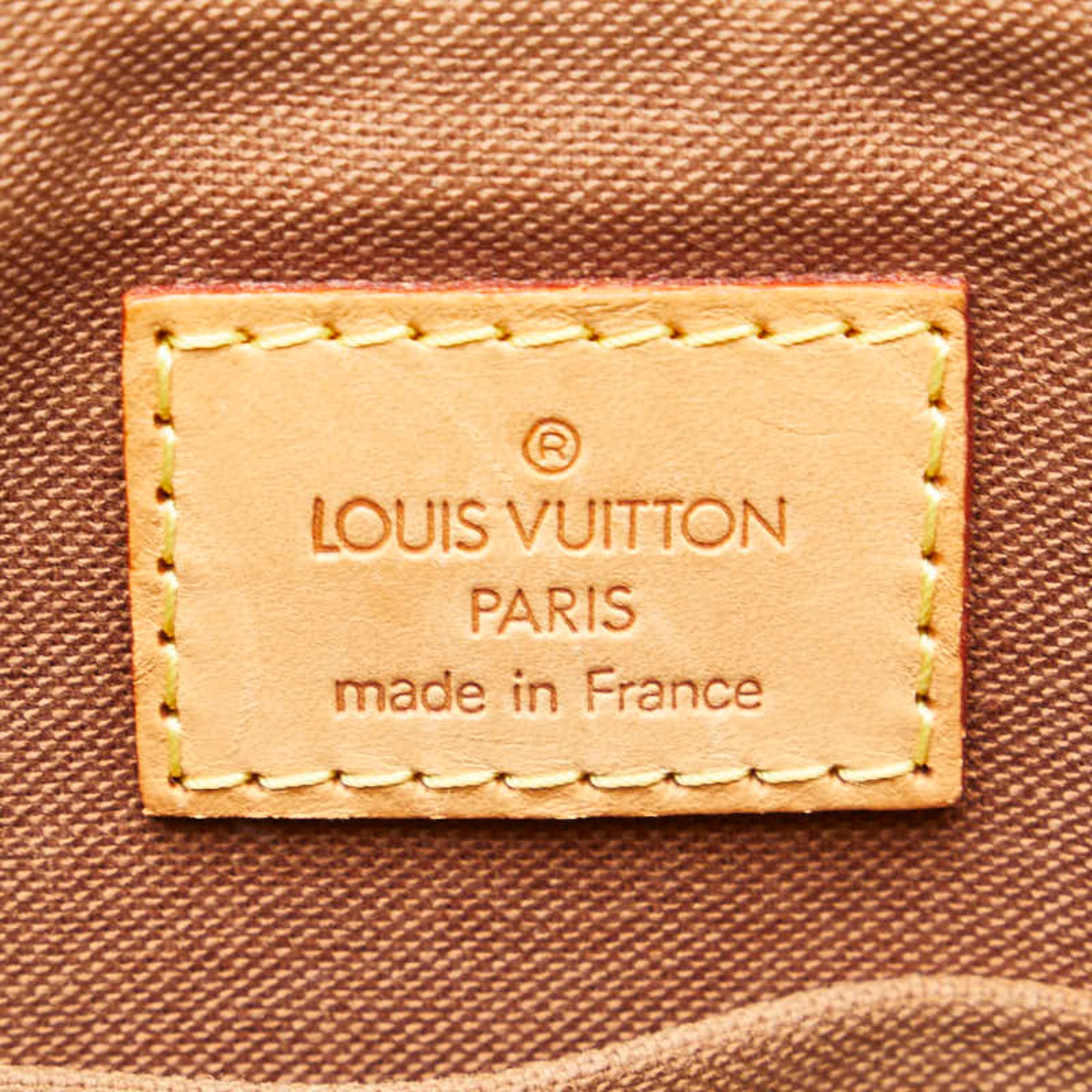 Louis Vuitton Monogram Popincourt Au Shoulder Bag Tote M40007 Brown PVC Leather Women's LOUIS VUITTON