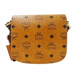 MCM Women's Shoulder Bag Visetos Brown