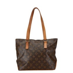 Louis Vuitton Monogram Cabas Piano Tote Bag Shoulder M51148 Brown PVC Leather Women's LOUIS VUITTON