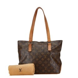 Louis Vuitton Monogram Cabas Piano Tote Bag Shoulder M51148 Brown PVC Leather Women's LOUIS VUITTON