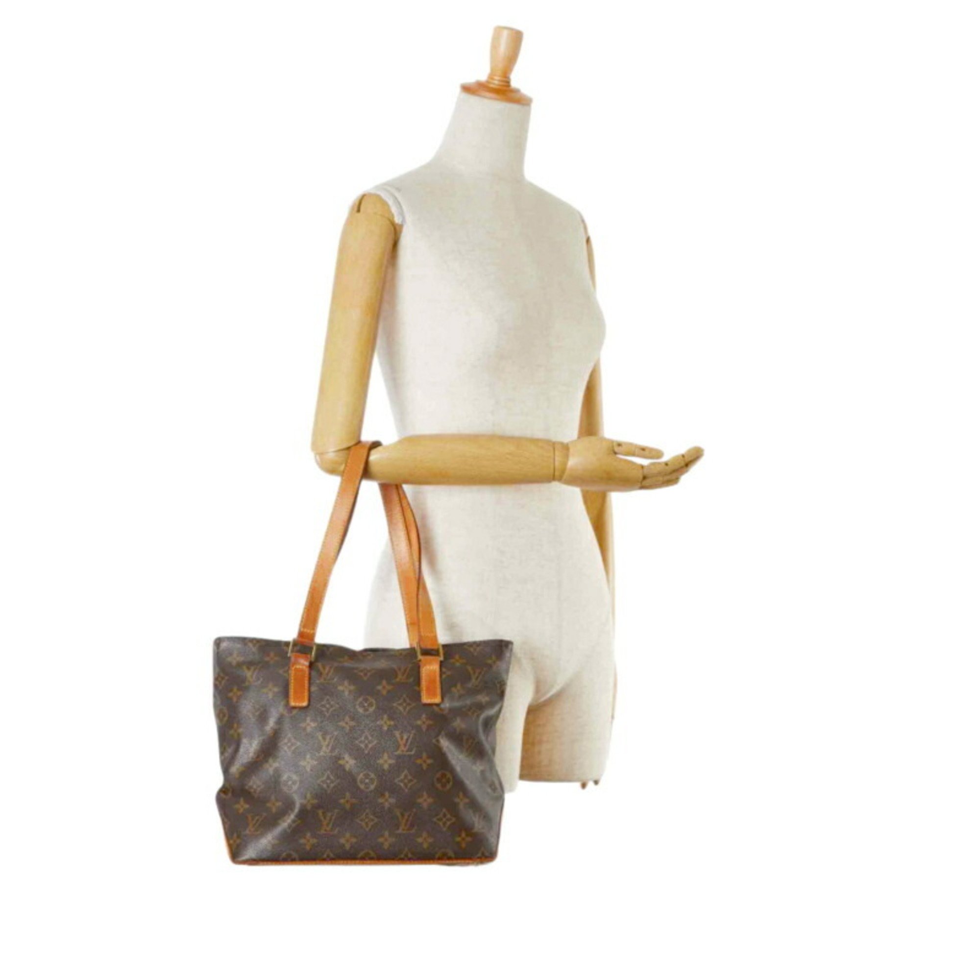 Louis Vuitton Monogram Cabas Piano Tote Bag Shoulder M51148 Brown PVC Leather Women's LOUIS VUITTON