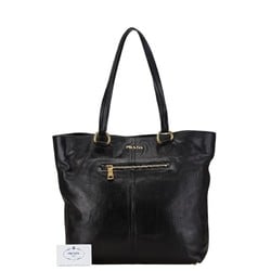 Prada Tote Bag BR4360 Black Leather Women's PRADA