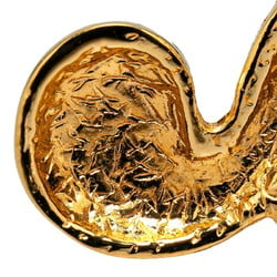 Yves Saint Laurent Saint Laurent Brooch Gold Plated Women's SAINT LAURENT