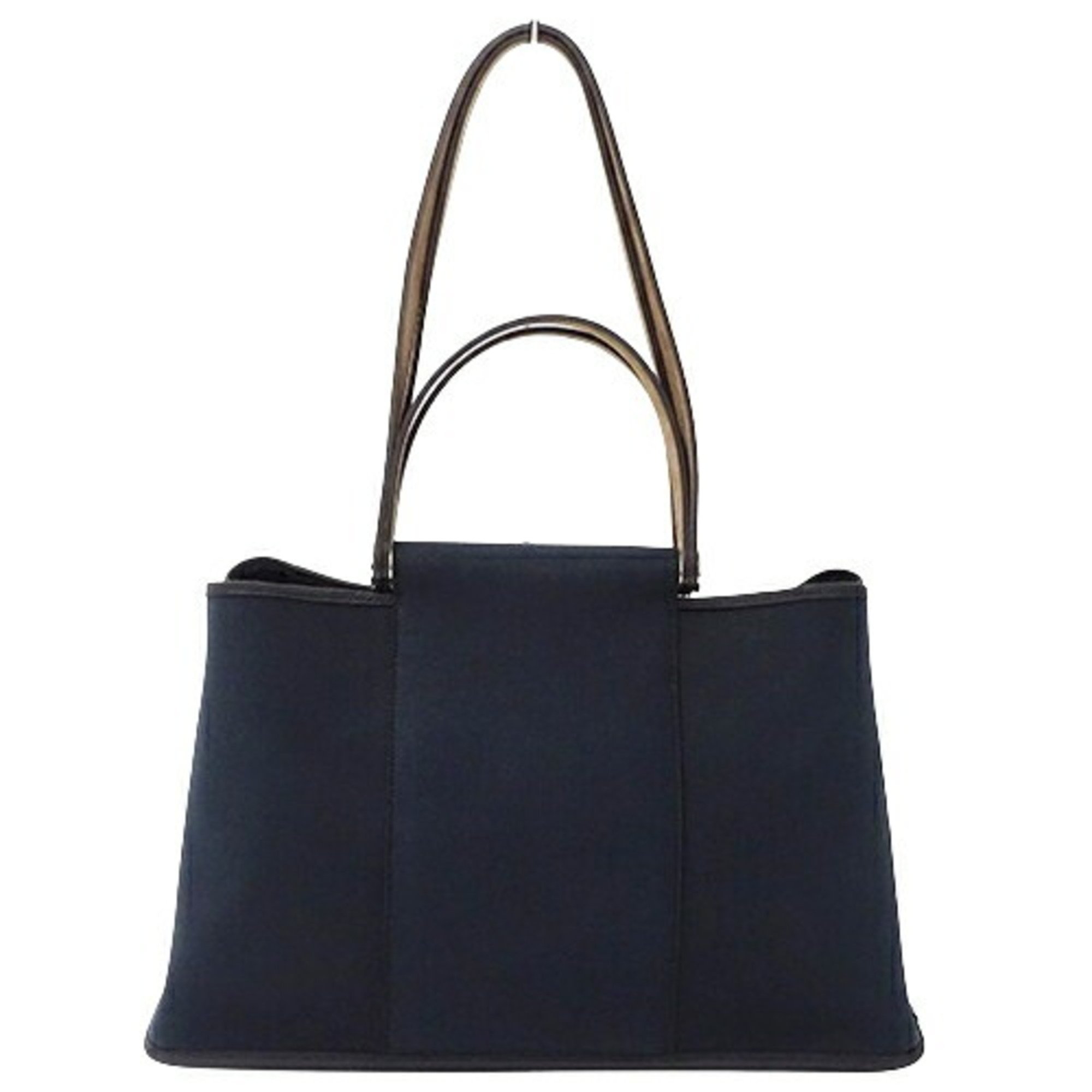 Hermes HERMES bag for women, tote bag, 2way, Caback Elan PM, Toile Officier, navy, navy blue, M engraved