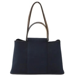 Hermes HERMES bag for women, tote bag, 2way, Caback Elan PM, Toile Officier, navy, navy blue, M engraved