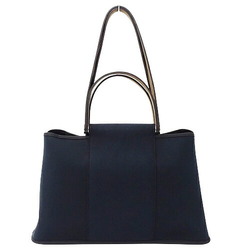 Hermes HERMES bag for women, tote bag, 2way, Caback Elan PM, Toile Officier, navy, navy blue, M engraved