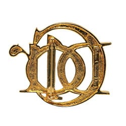 Christian Dior Dior Brooch Gold Plated Women's