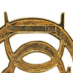 Christian Dior Dior Brooch Gold Plated Women's