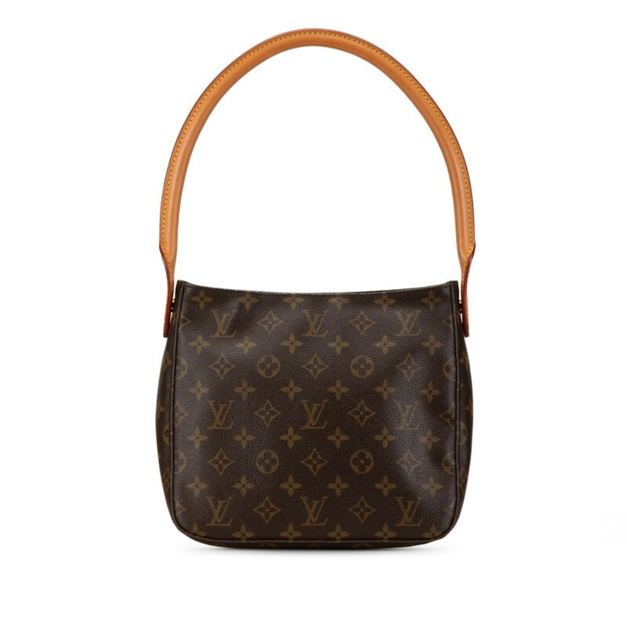 Louis Vuitton Monogram Looping MM Shoulder Bag M51146 Brown PVC Leather Women's LOUIS VUITTON