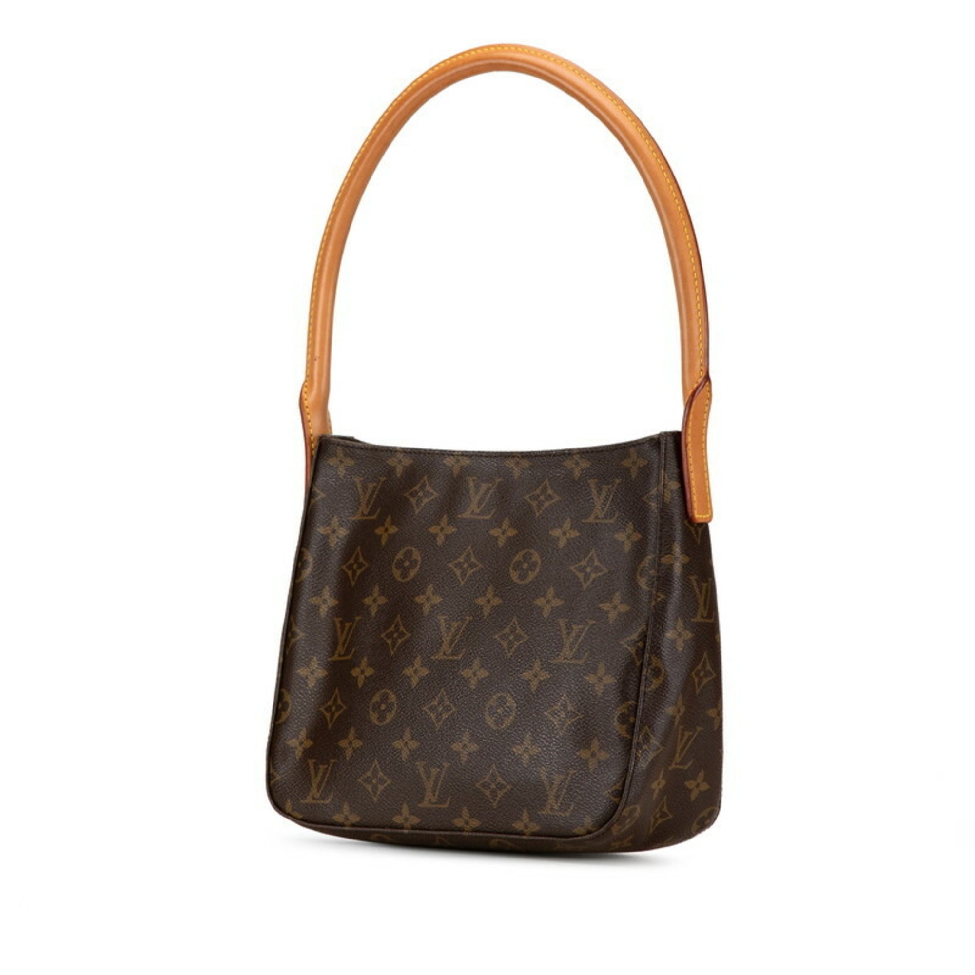 Louis Vuitton Monogram Looping MM Shoulder Bag M51146 Brown PVC Leather Women's LOUIS VUITTON