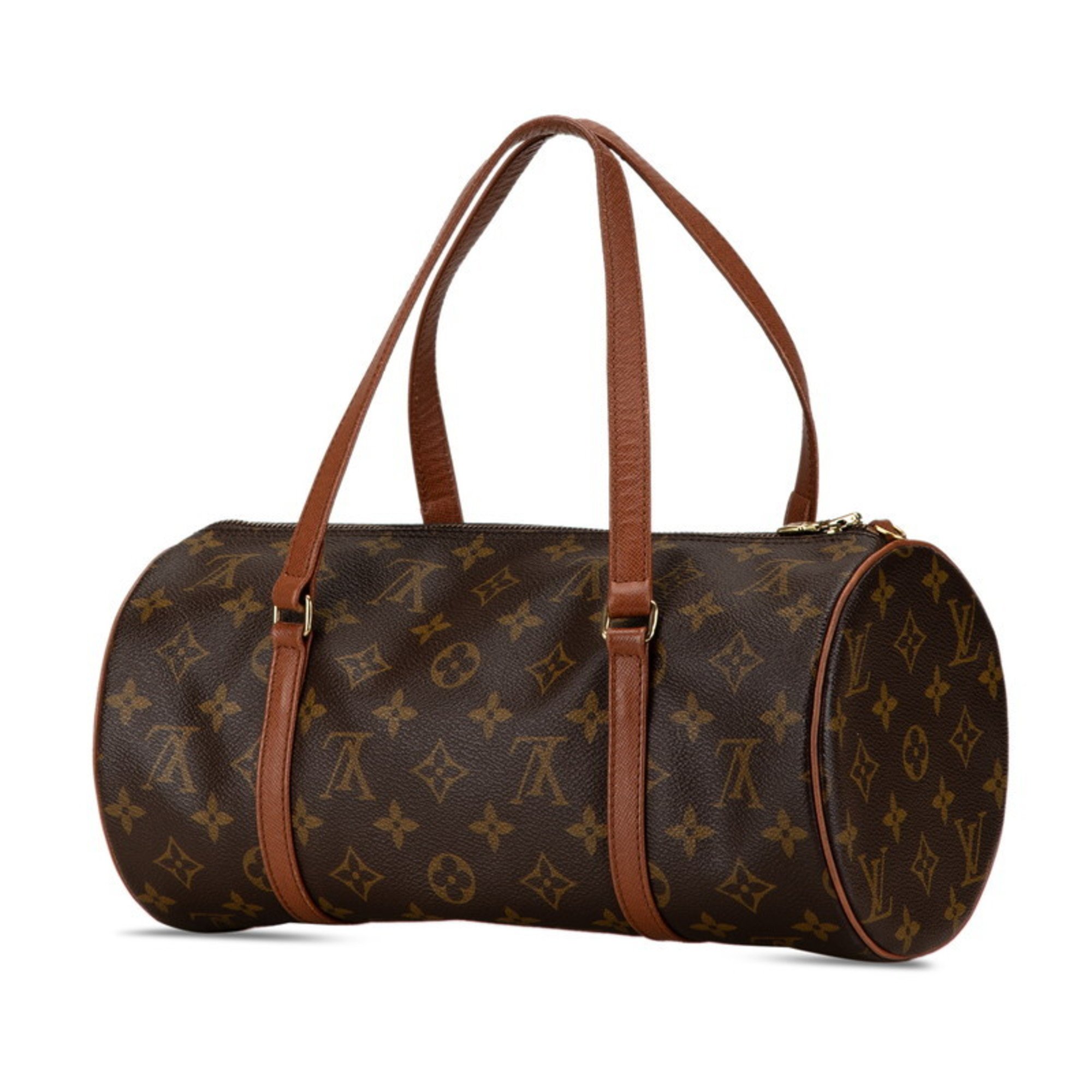 Louis Vuitton Monogram Papillon 30 Handbag M51365 Brown PVC Leather Women's LOUIS VUITTON