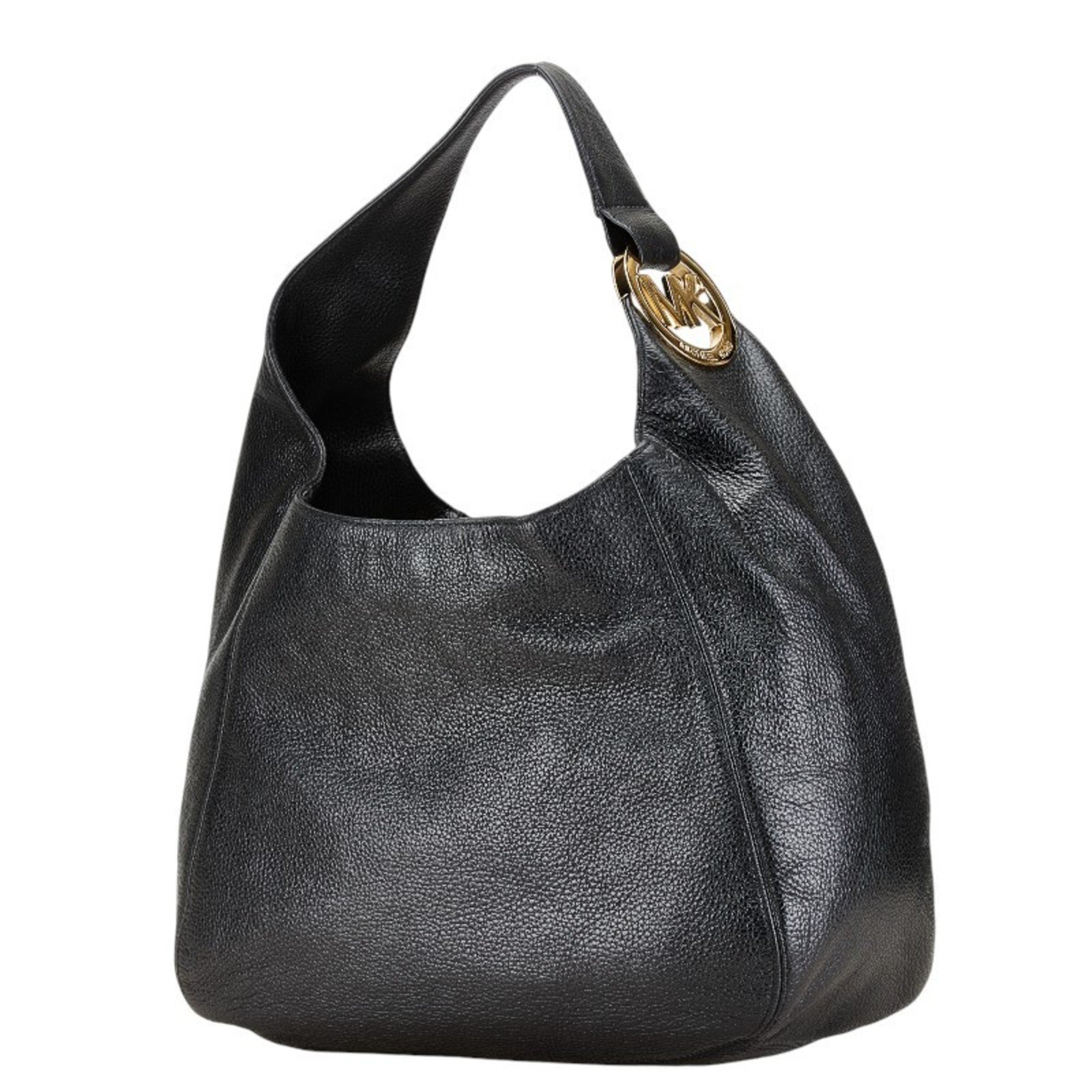 Michael Kors MK Bag Black Leather Women's