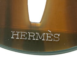 Hermes Tonkin Necklace Brown Green Buffalo Horn Women's HERMES