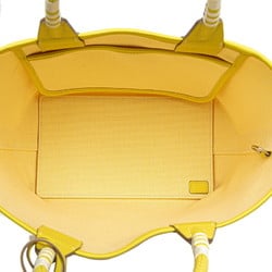 Hermes Steeple 25 Handbag Yellow Toile H Swift Leather Women's HERMES