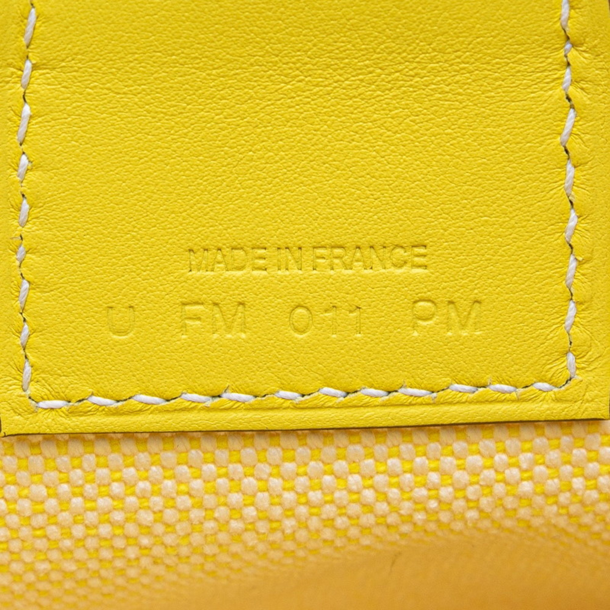 Hermes Steeple 25 Handbag Yellow Toile H Swift Leather Women's HERMES