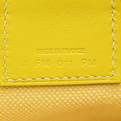 Hermes Steeple 25 Handbag Yellow Toile H Swift Leather Women's HERMES