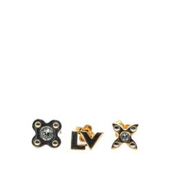 Louis Vuitton Boucle de Reuille Love Letters Earrings Set of 3 M75415 Gold Silver Plated Metal Women's LOUIS VUITTON