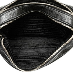 Prada Viterodai Shoulder Bag Black Leather Women's PRADA