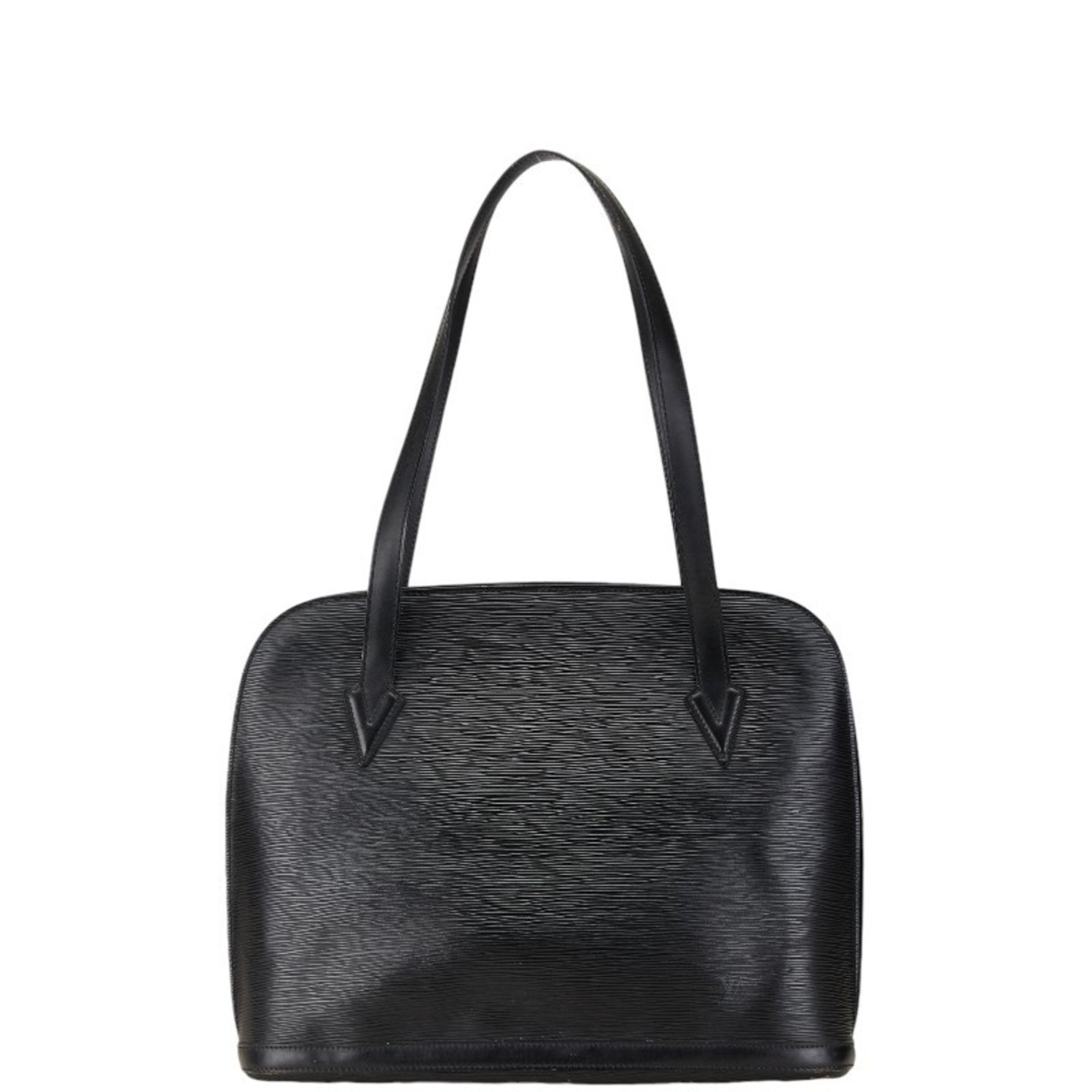 Louis Vuitton Epi Lussac Shoulder Bag Tote M52282 Noir Black Leather Women's LOUIS VUITTON