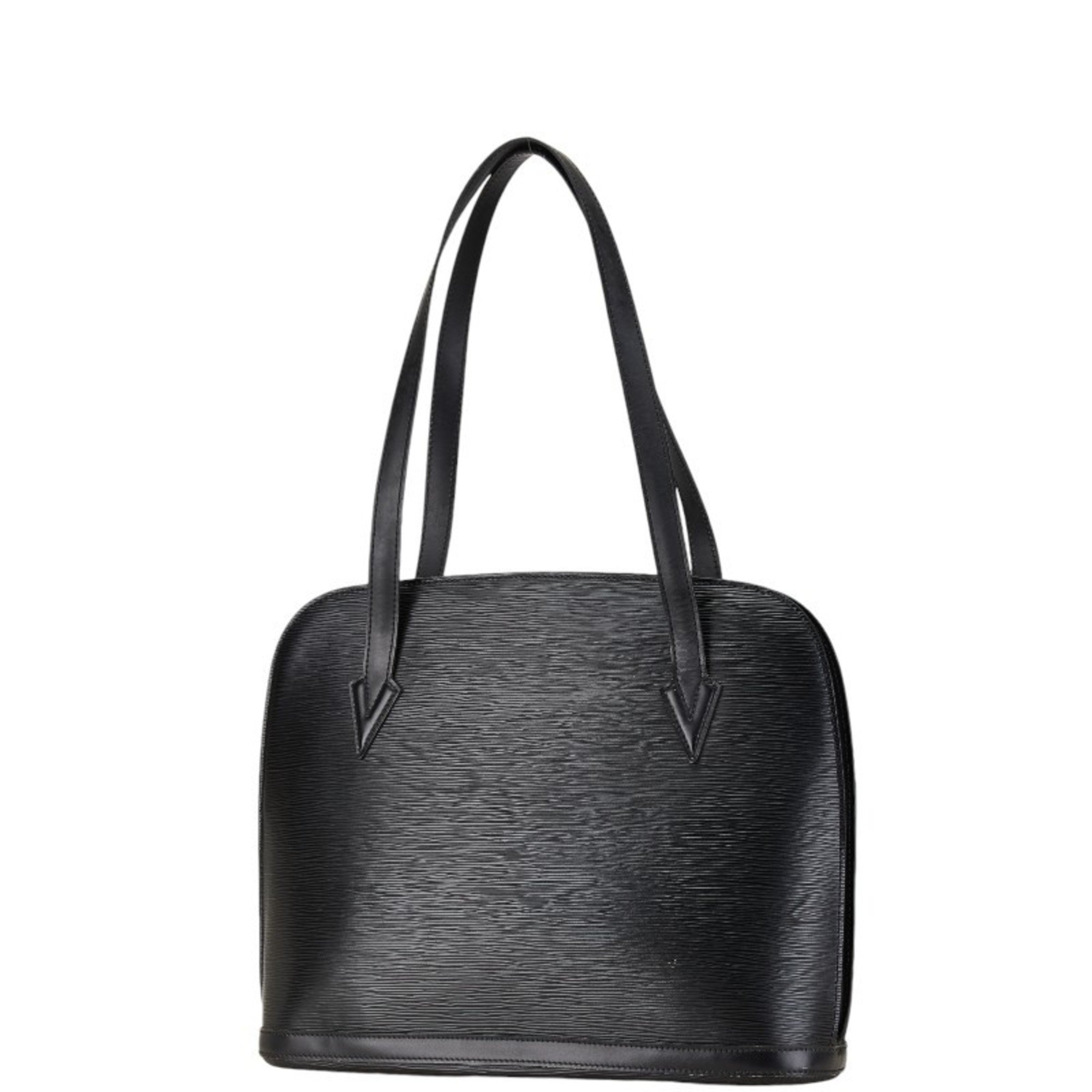 Louis Vuitton Epi Lussac Shoulder Bag Tote M52282 Noir Black Leather Women's LOUIS VUITTON