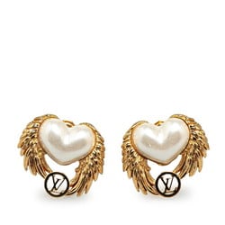 Louis Vuitton Boucle D'oreille Cool Angel Love Earrings M67442 Gold Plated Women's LOUIS VUITTON