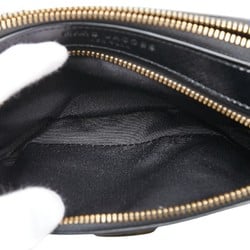 MARC JACOBS Kaia Shoulder Bag Black Leather Women's