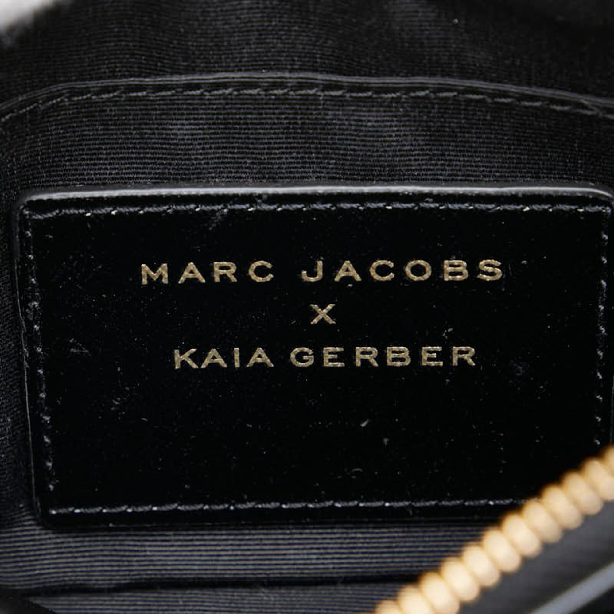 MARC JACOBS Kaia Shoulder Bag Black Leather Women's