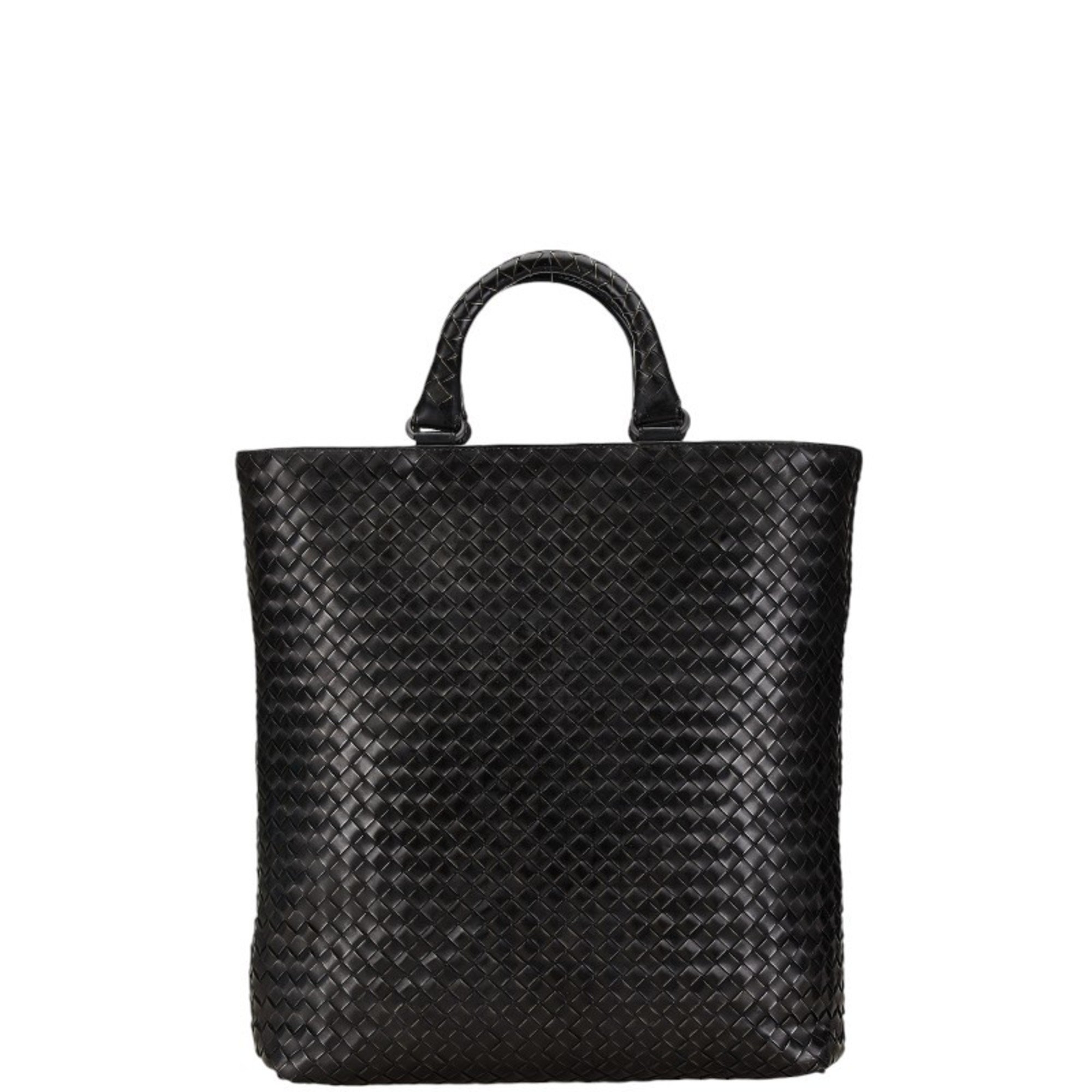 Bottega Veneta handbag tote bag black leather women's BOTTEGAVENETA