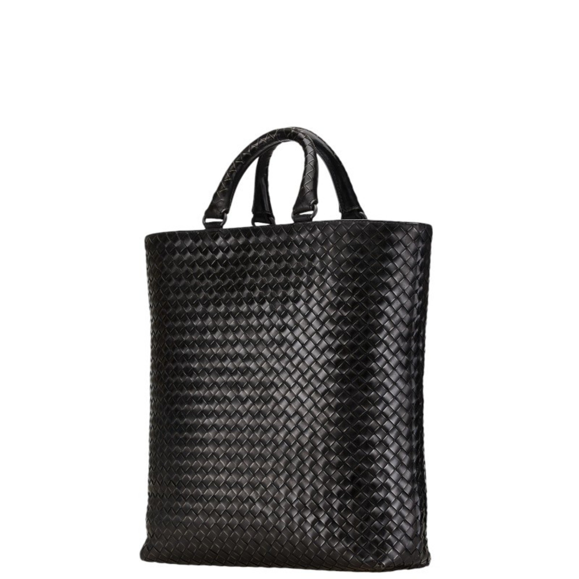 Bottega Veneta handbag tote bag black leather women's BOTTEGAVENETA