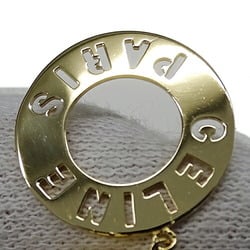 CELINE Earrings for Women, K18YG, 750YG, Circle, Yellow Gold, Polished