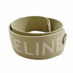 CELINE Shoulder Strap for Women and Men, Wool, Jacquard, Long Strap, Beige, White, Interchangeable