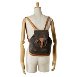 Louis Vuitton Monogram Montsouris MM Backpack M51136 Brown PVC Leather Women's LOUIS VUITTON