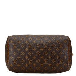 Louis Vuitton Monogram Speedy 30 Handbag M41526 Brown PVC Leather Women's LOUIS VUITTON