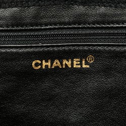 Chanel Coco Mark Chocolate Bar Chain Shoulder Bag Handbag Black Pony Leather Women's CHANEL