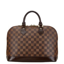 Louis Vuitton Damier Alma Handbag N51131 Brown PVC Leather Women's LOUIS VUITTON