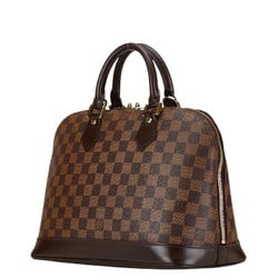 Louis Vuitton Damier Alma Handbag N51131 Brown PVC Leather Women's LOUIS VUITTON