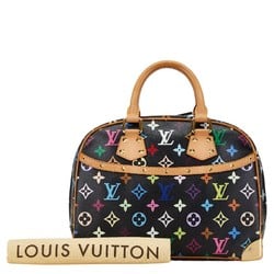 Louis Vuitton Monogram Multicolor Trouville Handbag M92662 Noir Black PVC Leather Women's LOUIS VUITTON