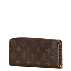 Louis Vuitton Monogram Boltfeuille Clemence Long Wallet M68314 Fuchsia PVC Leather Women's LOUIS VUITTON