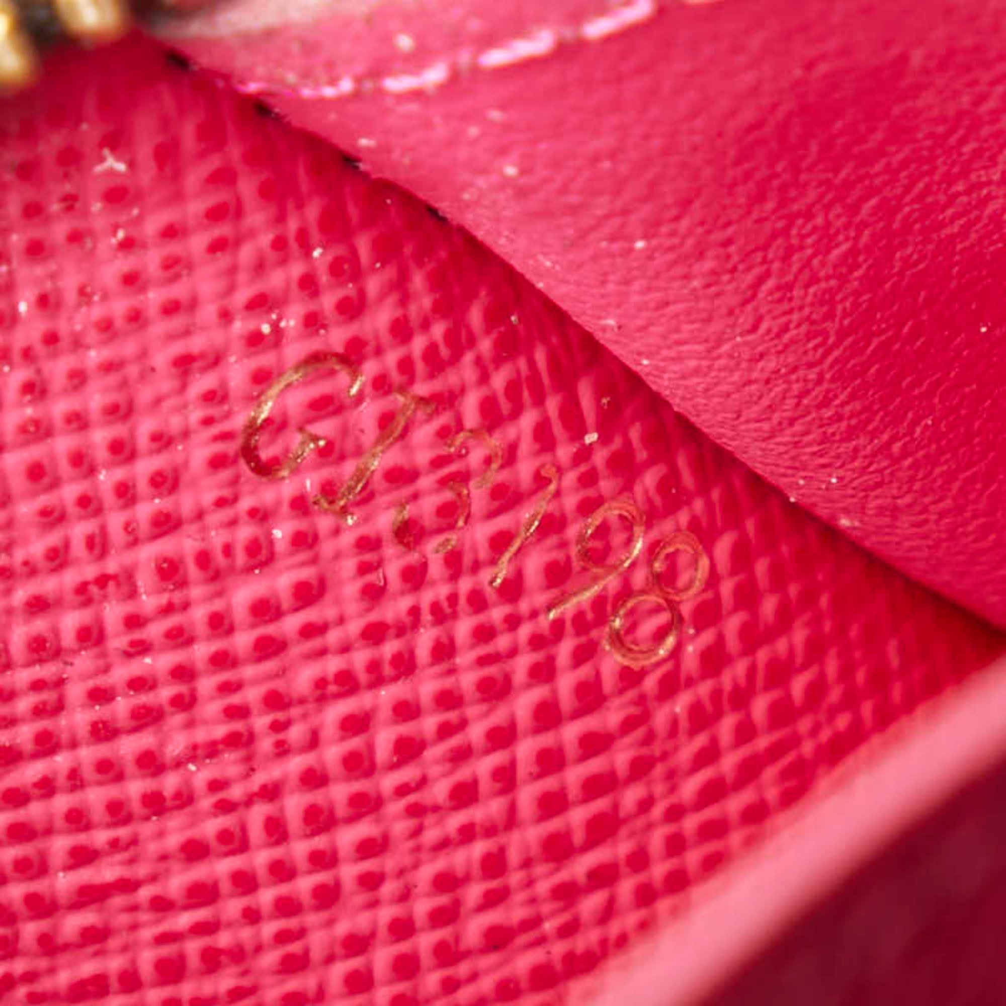 Louis Vuitton Monogram Boltfeuille Clemence Long Wallet M68314 Fuchsia PVC Leather Women's LOUIS VUITTON