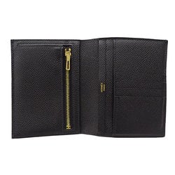 Hermes HERMES Wallet for Women and Men Bi-fold Bearn Compact Epsom Black W Stamp (Manufactured in 2024)